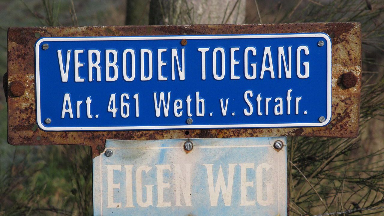 Verboden Toegang – Wikimedia